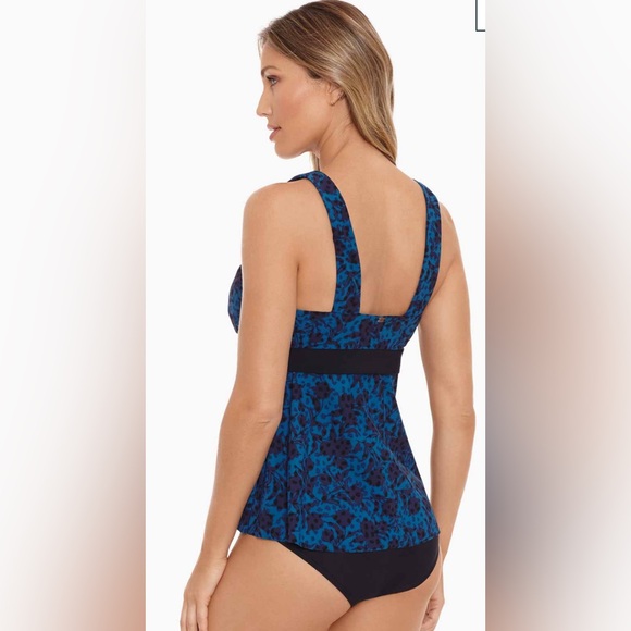 Amoressa Flower Fair Camellia Tankini Top Swimwear Floral Print Size 14 - Picture 2 of 13